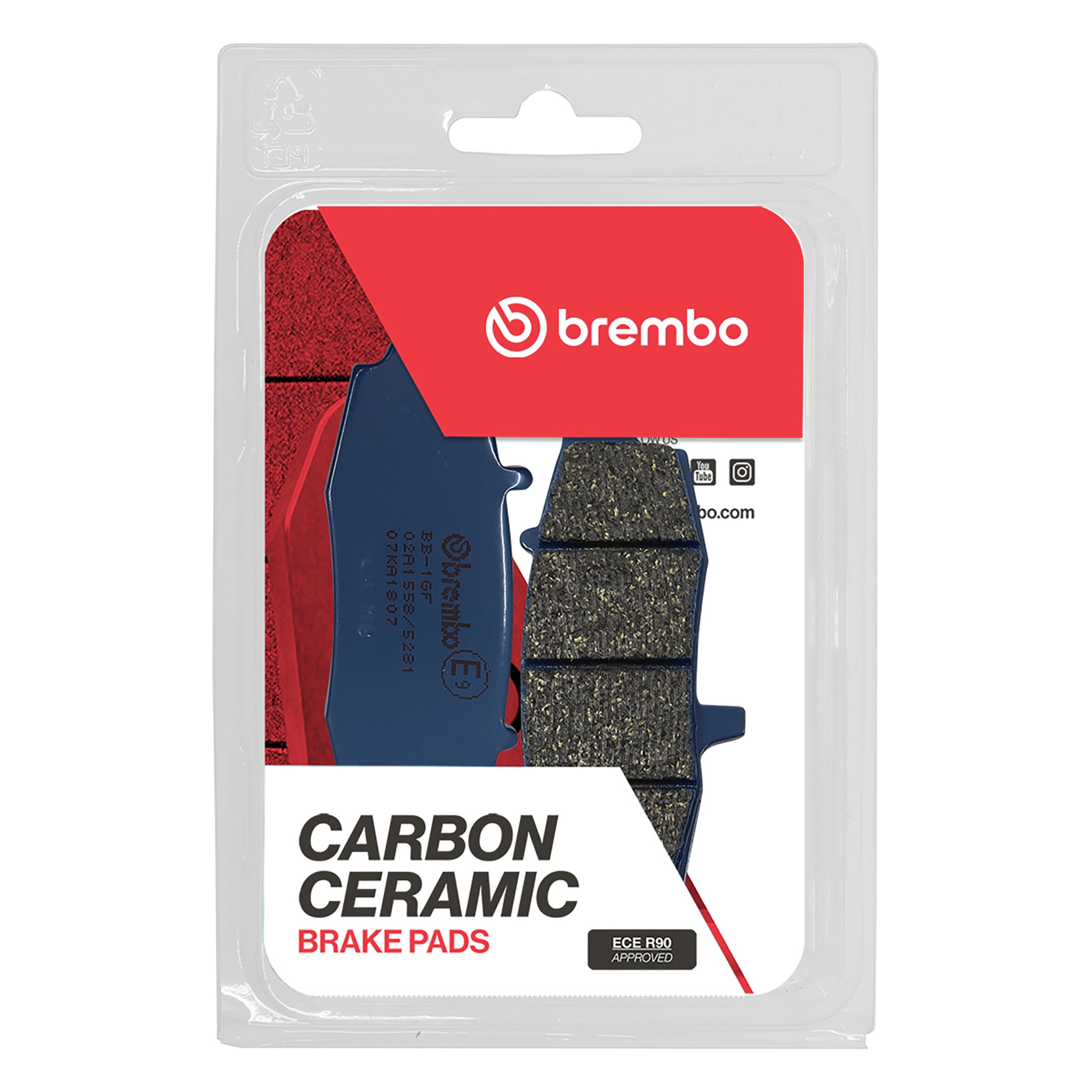 Brembo 07KA1807 Prime Organic Brake Pads for Kawasaki ER-6N and KLE650 Versys