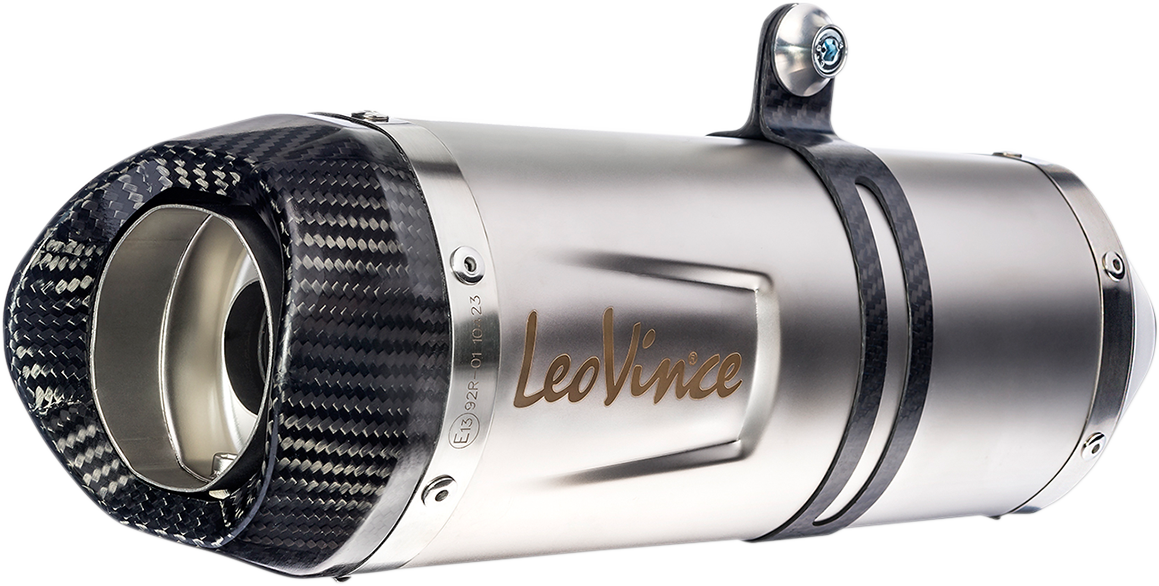 LEOVINCE 50x270mm Stainless Steel LV One Evo Muffler 9775U