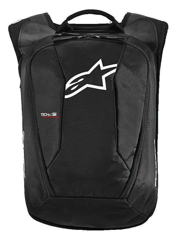 Alpinestars Tech-Air System Pack airbag backpack, front view, black
