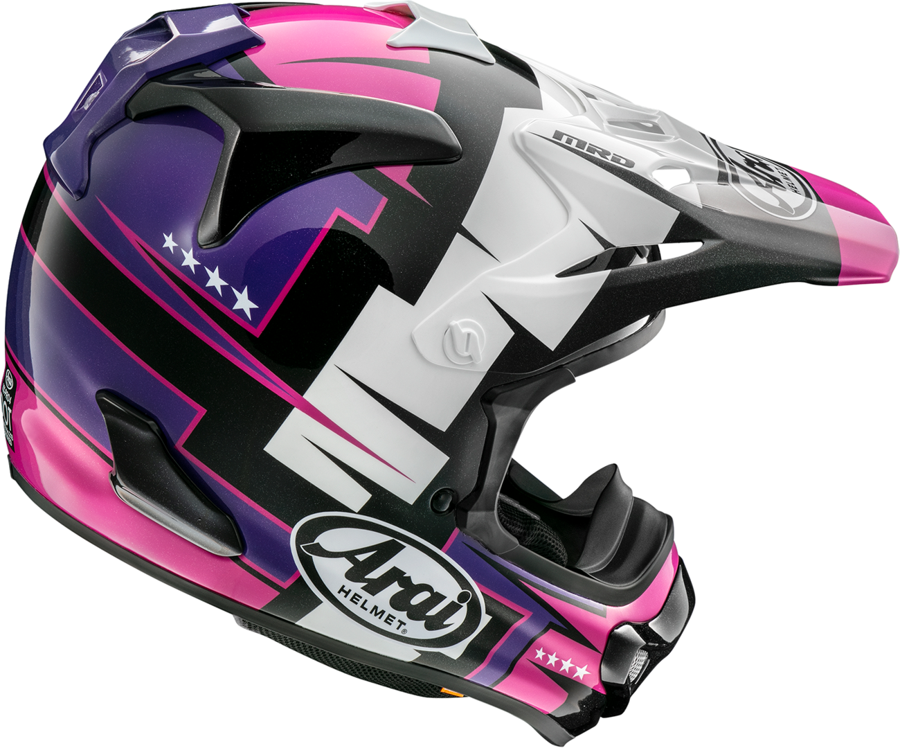 Arai VX-Pro4 MX Battle Purple Helmet | XS-XL