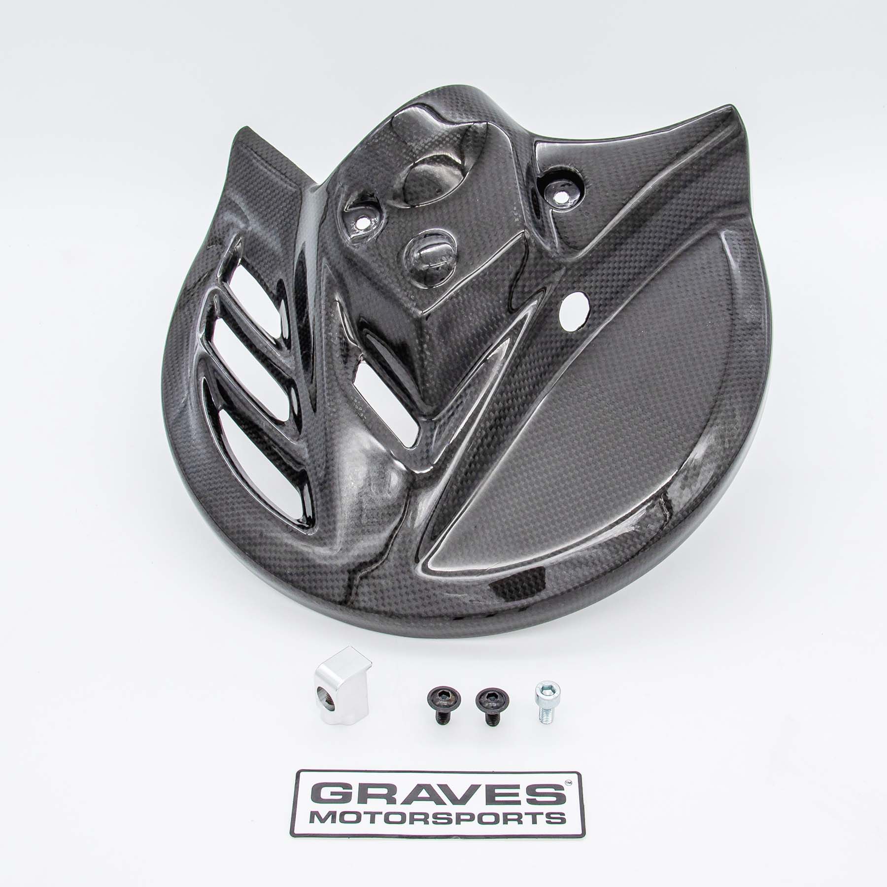 Honda CRF450L / RL / X Carbon + Kevlar Front Brake Disc Guard