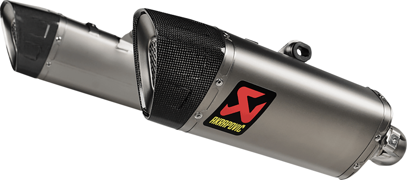 Akrapovic Slip-On Line Hypermotard 698 Titanium Mufflers