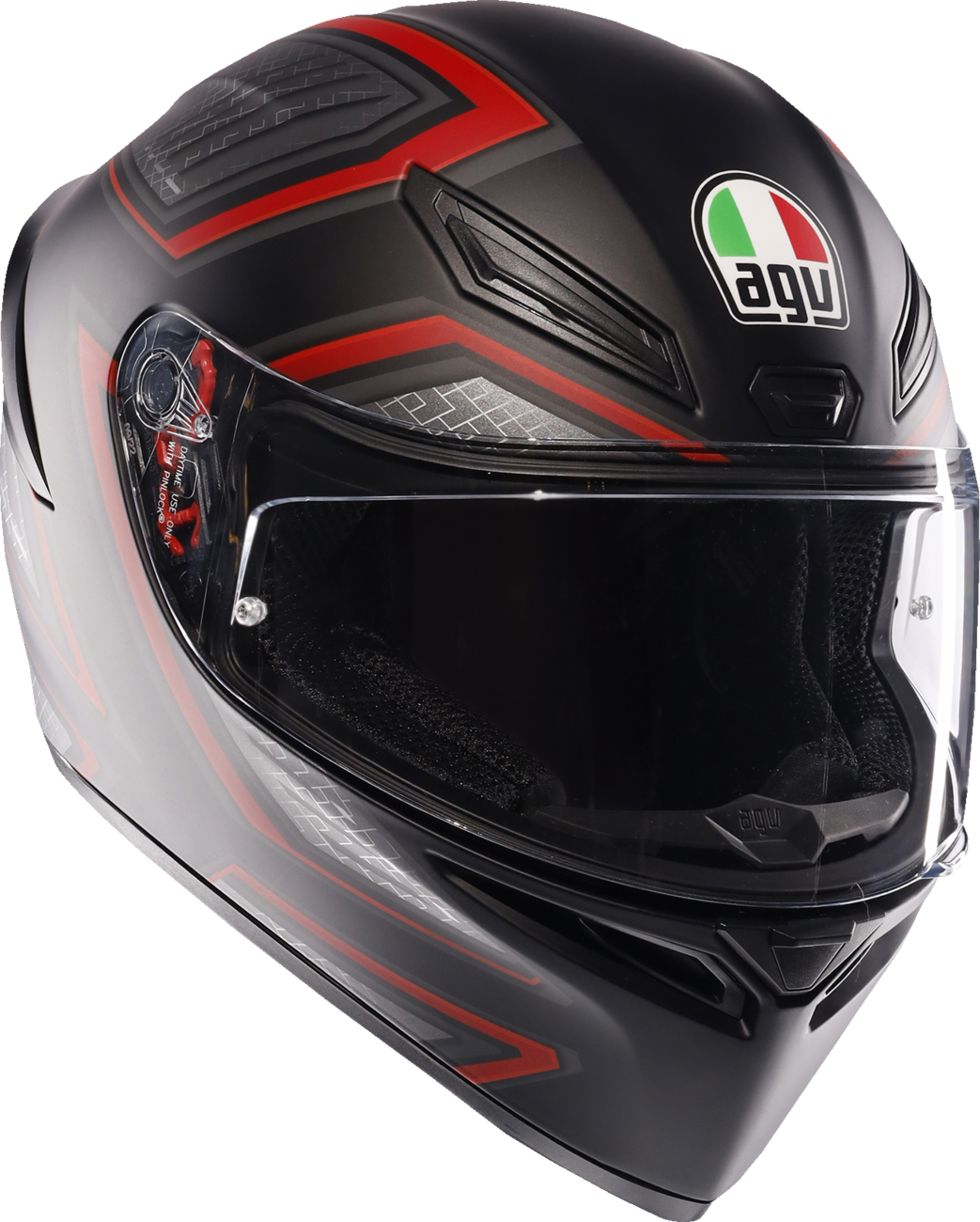 AGV K1 S Sling Matte Black and Red Medium Helmet