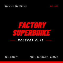 Factory Superbike Club Membership
