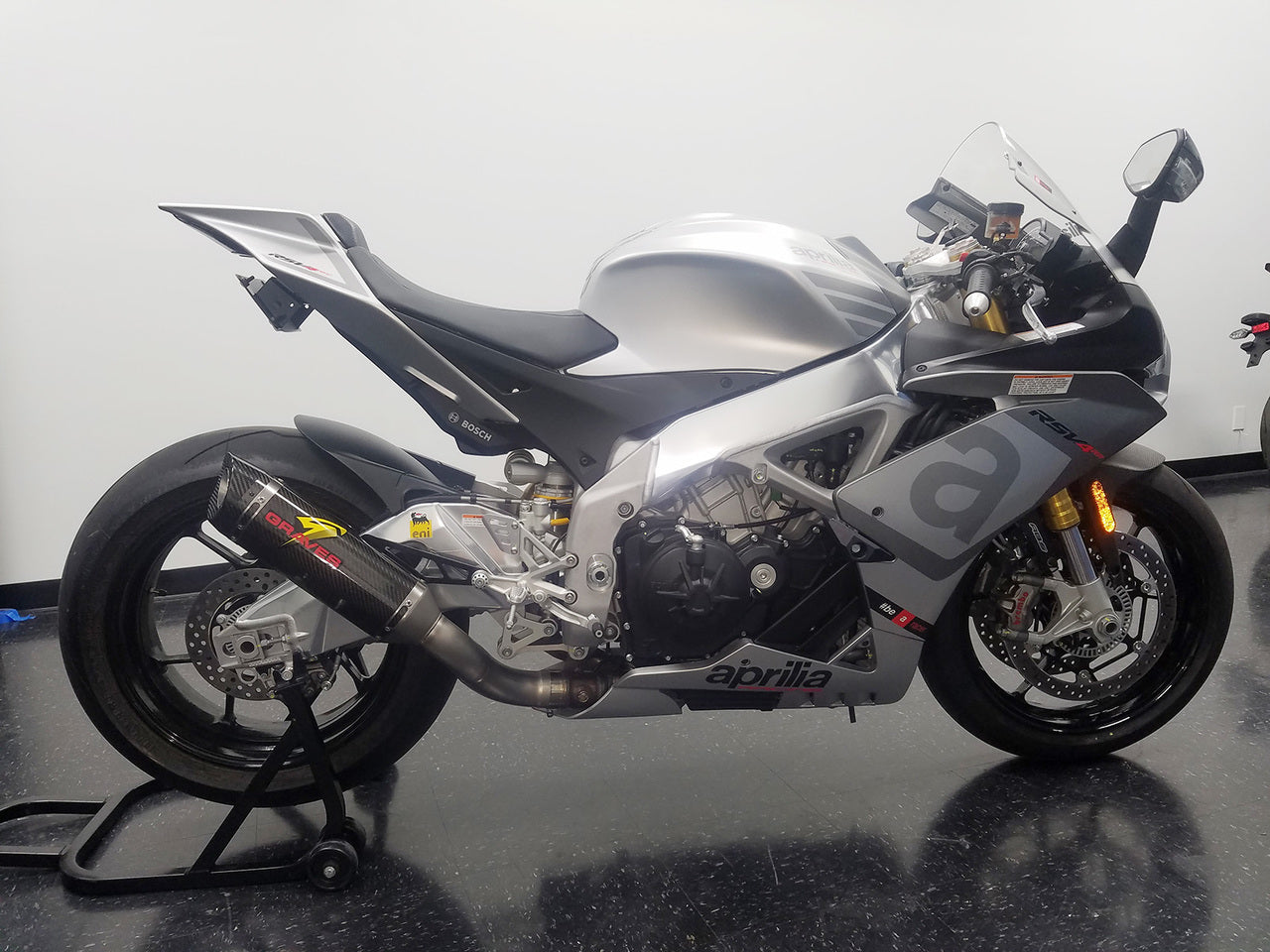 Graves Motorsports Aprilia RSV4 Cat Eliminator Exhaust