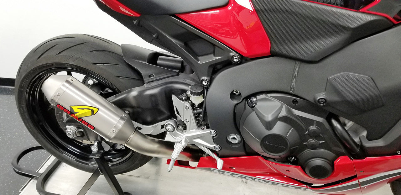 Honda CBR1000rr Cat Back Slip-on Exhaust