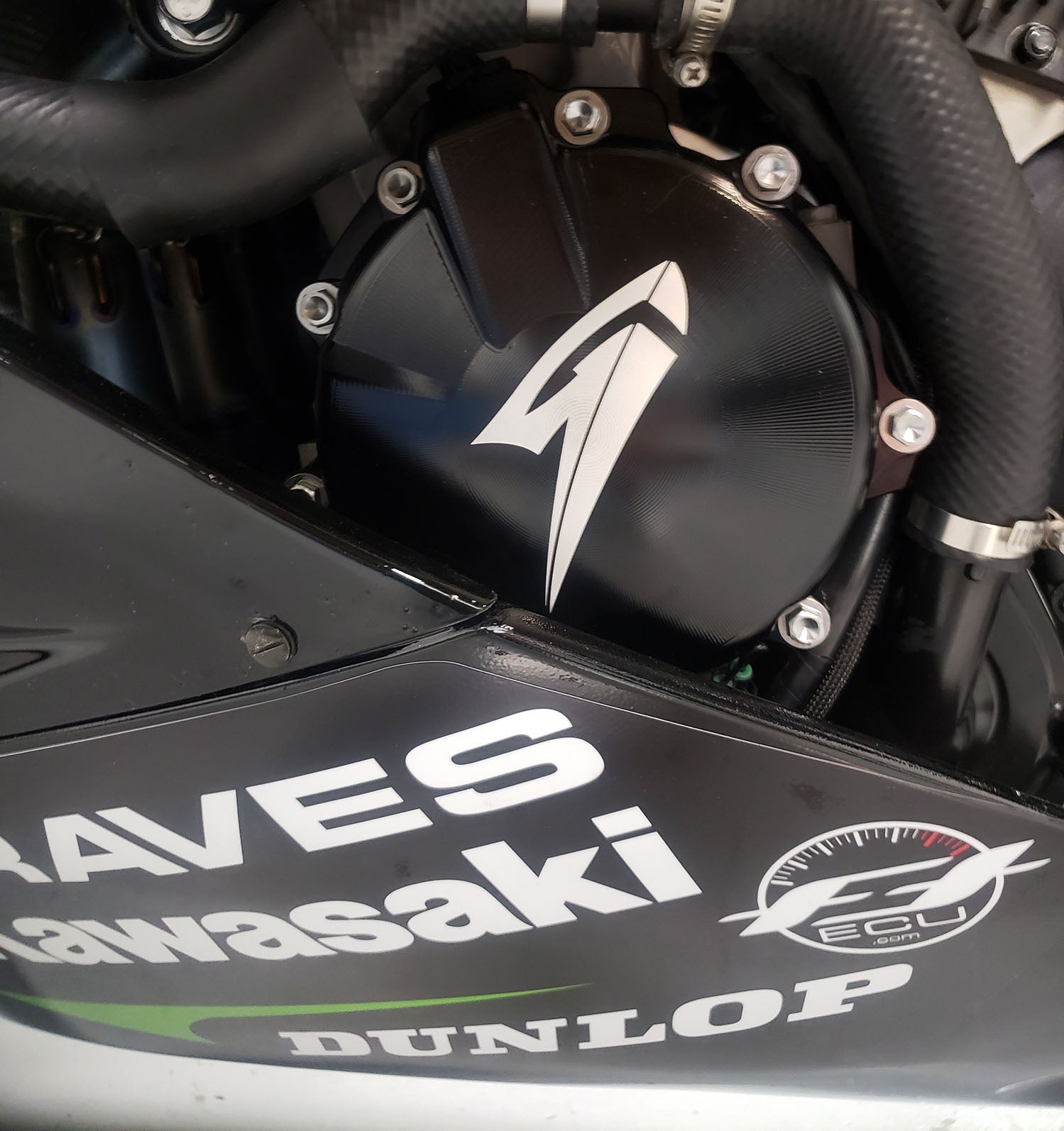 Graves Motorsports Kawasaki ZX-6R Left Engine Cover