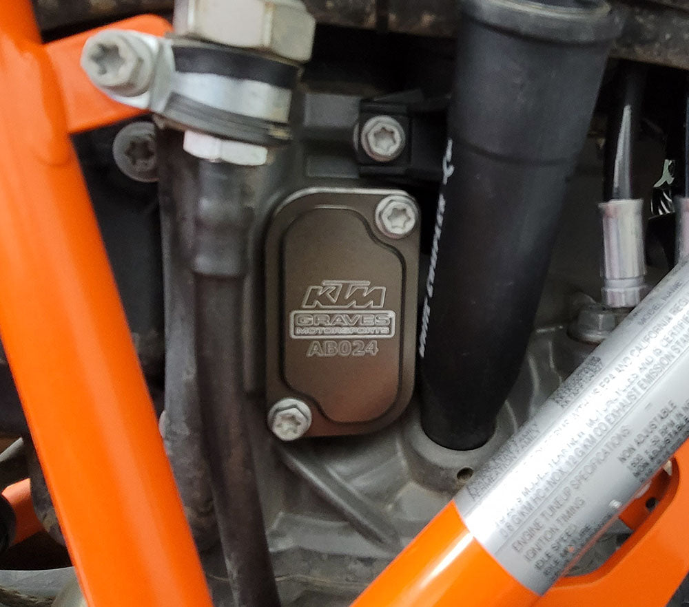 Graves Motorsports KTM 690 / Husqvarna 701 Smog Block Off Plate