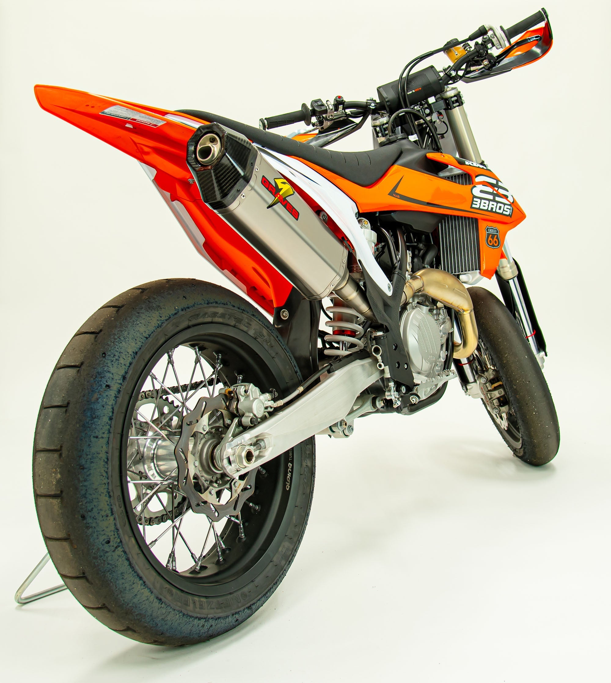 KTM - Husqvarna - Gas Gas Titanium Slip-on Exhaust - Carbon End Cap