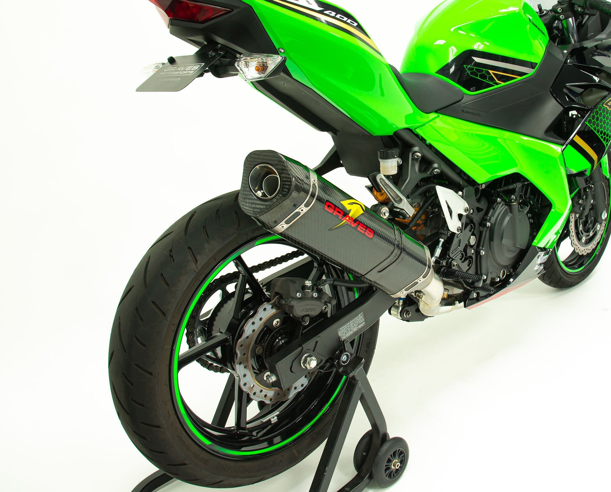 Graves Motorsports Kawasaki Ninja EX400 WORKS2 Full Exhaust System