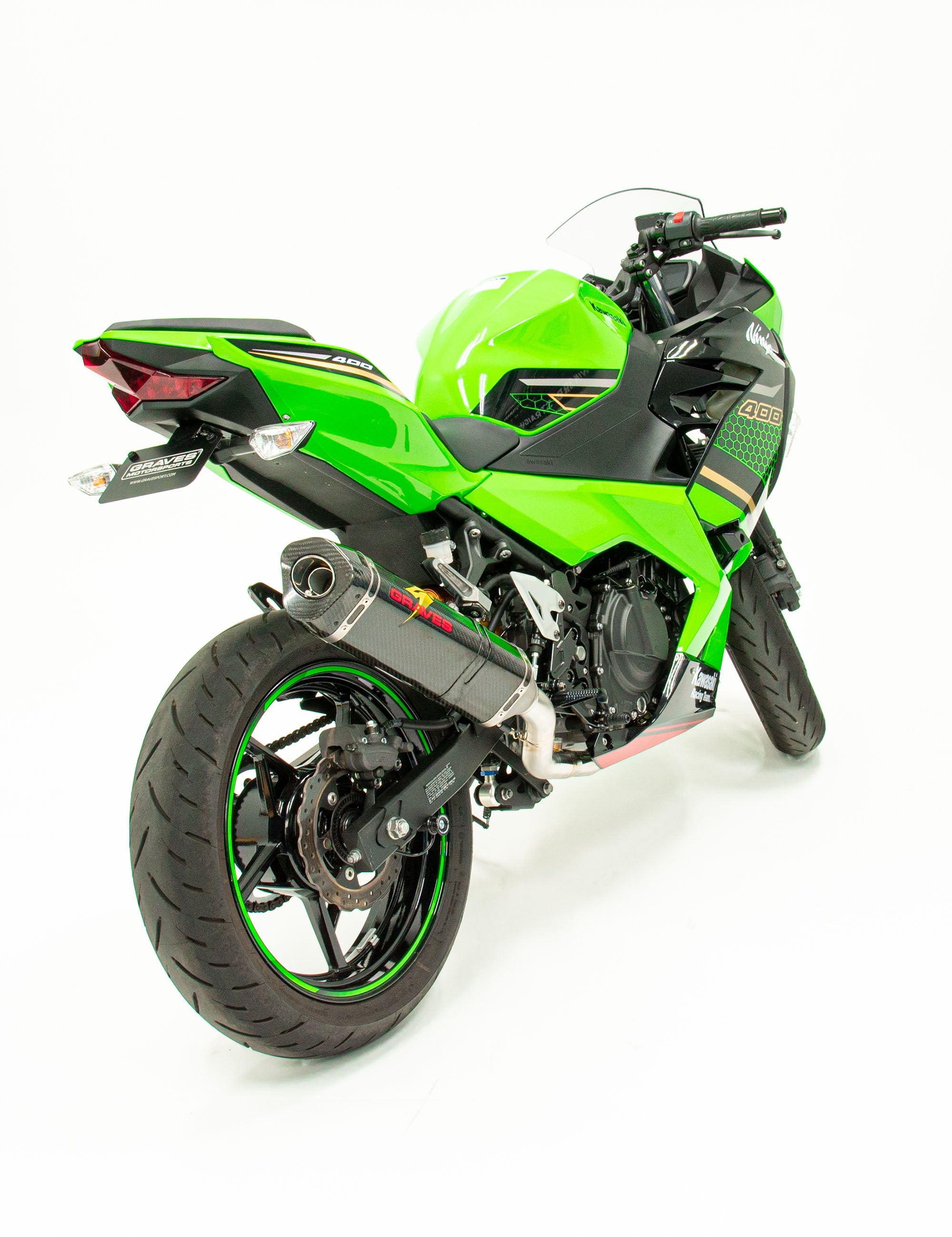 Graves Motorsports Kawasaki Ninja EX400 WORKS2 Full Exhaust System