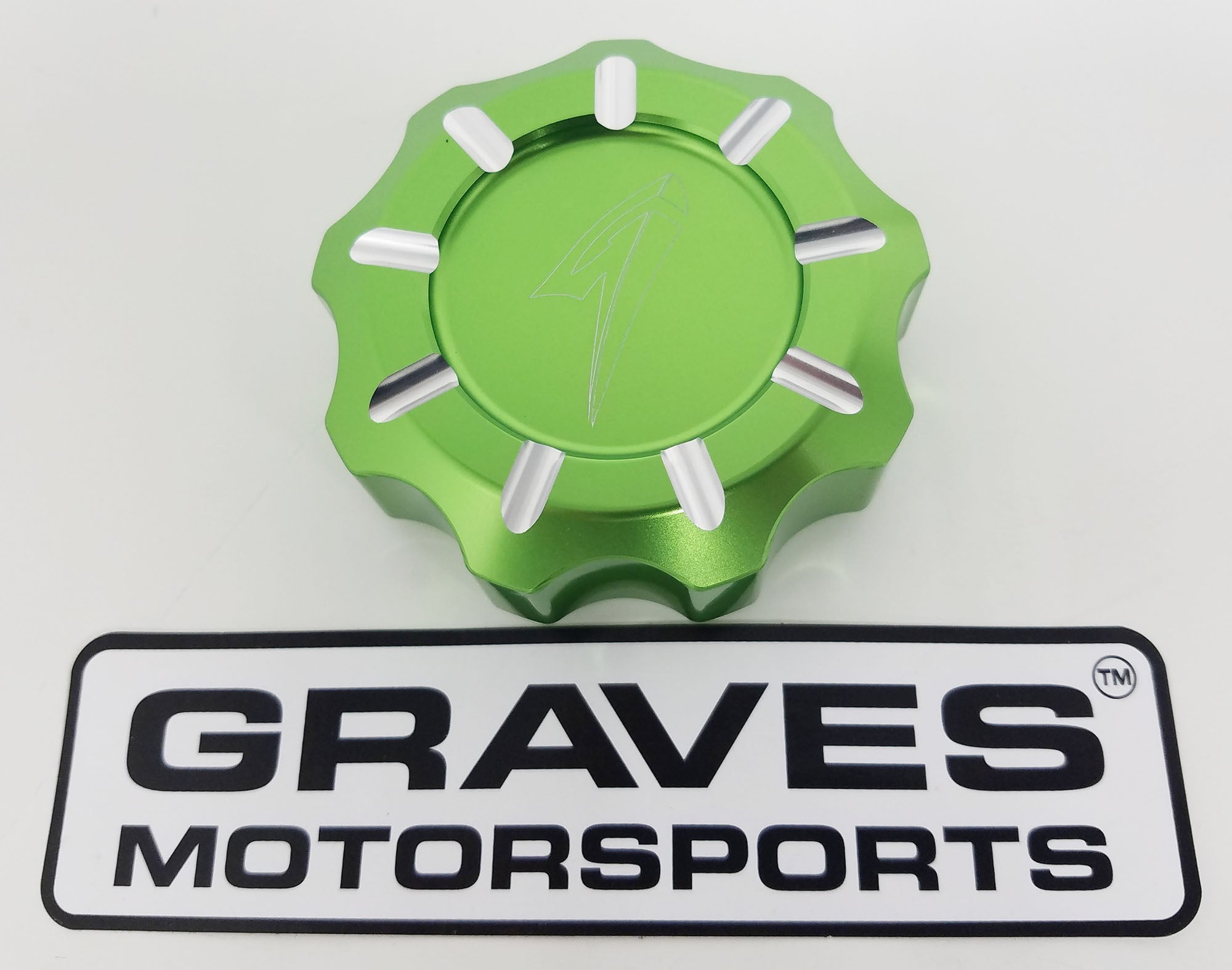 Kawasaki Teryx KRX 1000 Billet Machined Gap Cap - Green