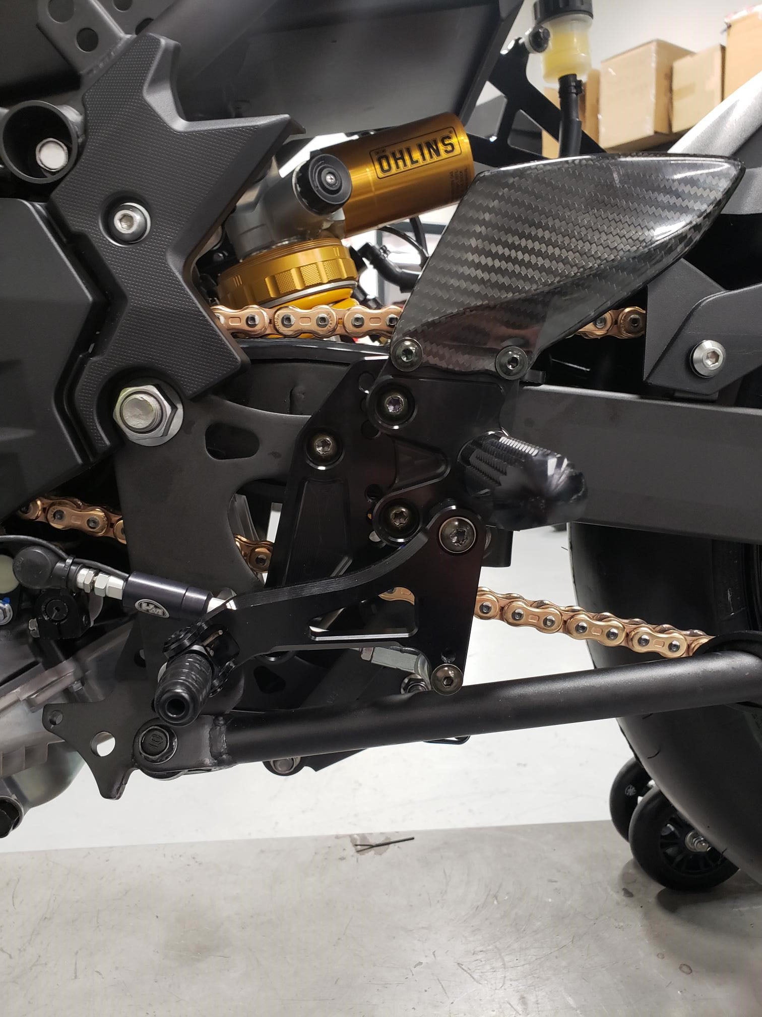 Graves Motorsports Kawasaki Ninja 400 Adjustable Rearsets