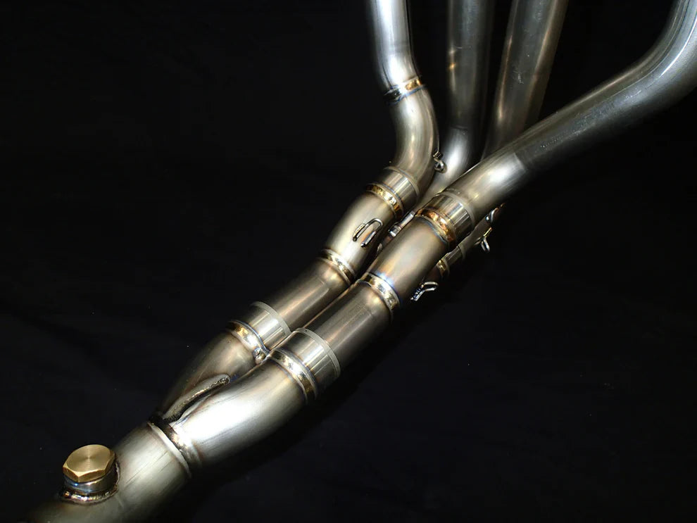 Vandemon Performance Kawasaki ZX10R & ZX10RR Titanium Exhaust & Carbon Fiber Muffler