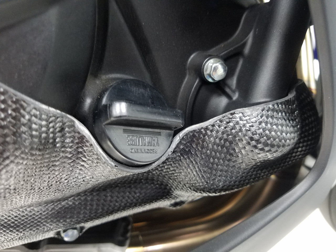 Yamaha R3 Carbon and Kevlar Moto America approved Right Side Clutch Case Cover