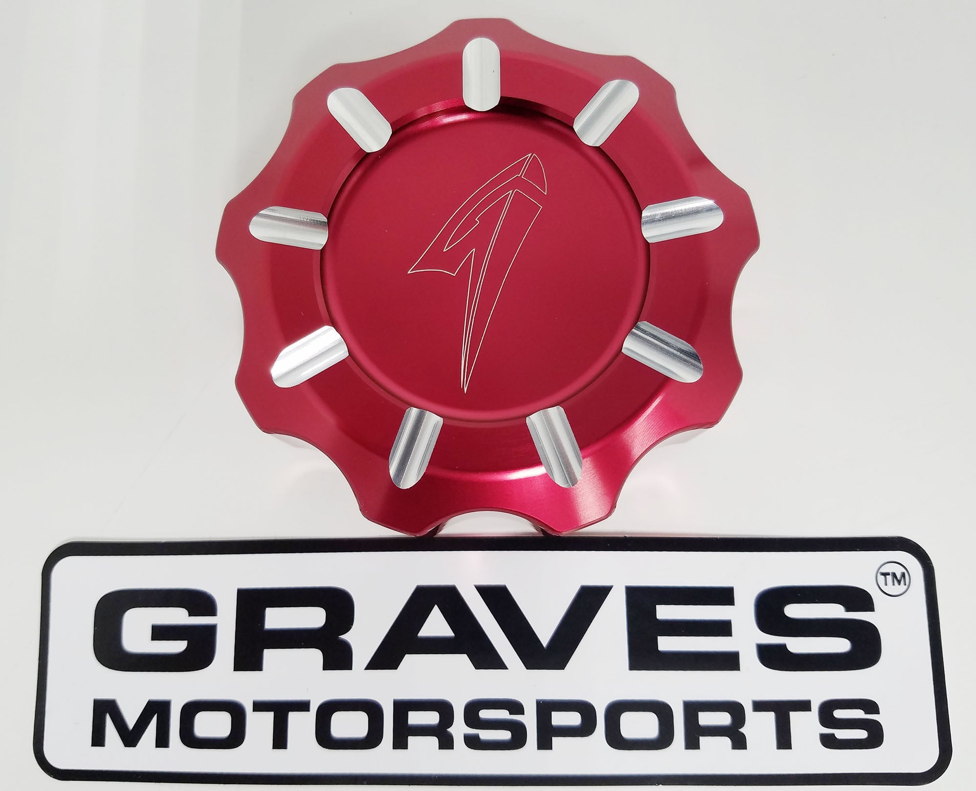 Kawasaki Teryx KRX 1000 Billet Machined Gap Cap - Red