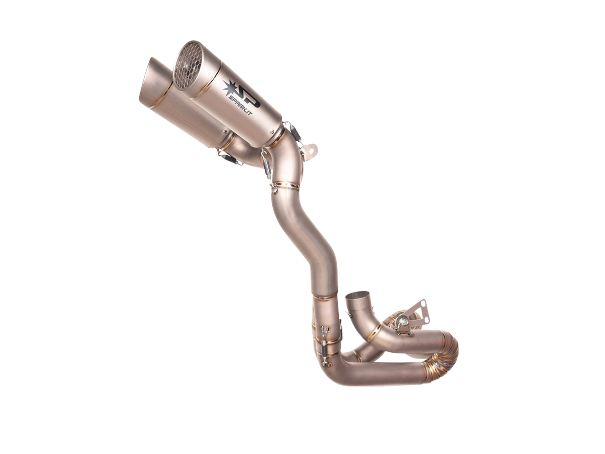 SPARK DUCATI PANIGALE V4 R/S "DOUBLE GRID-O" TITANIUM SEMI-FULL EXHAUST SYSTEM