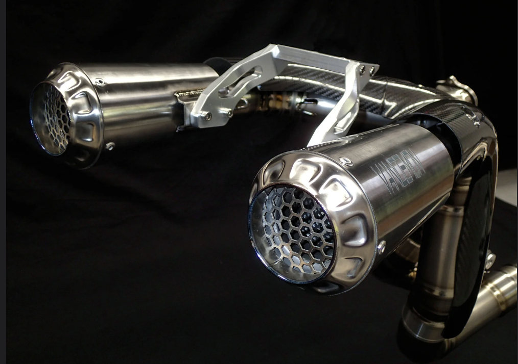 Vandemon Ducati Panigale 1199S, 1299S, 1299 SP & R Titanium High Mount Exhaust System