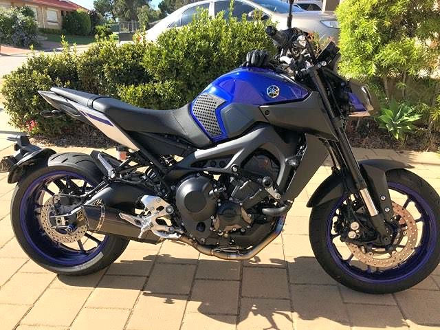 Vandemon Performance Yamaha MT09 FZ09 XSR900 Titanium Exhaust & Carbon Fiber Muffler 2014-2020