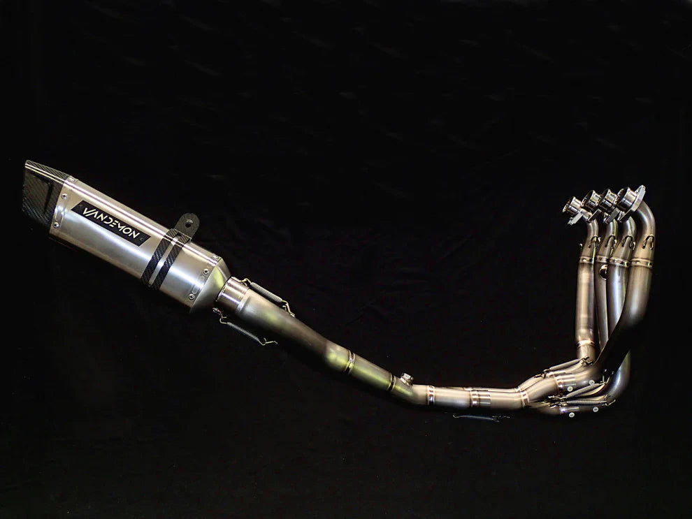 Vandemon Performance Kawasaki ZX10R & ZX10RR Titanium Exhaust & Carbon Fiber Muffler