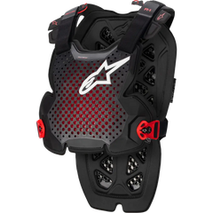 A 1 Chest Protector Anthracite/Black/Red  Xl/2x