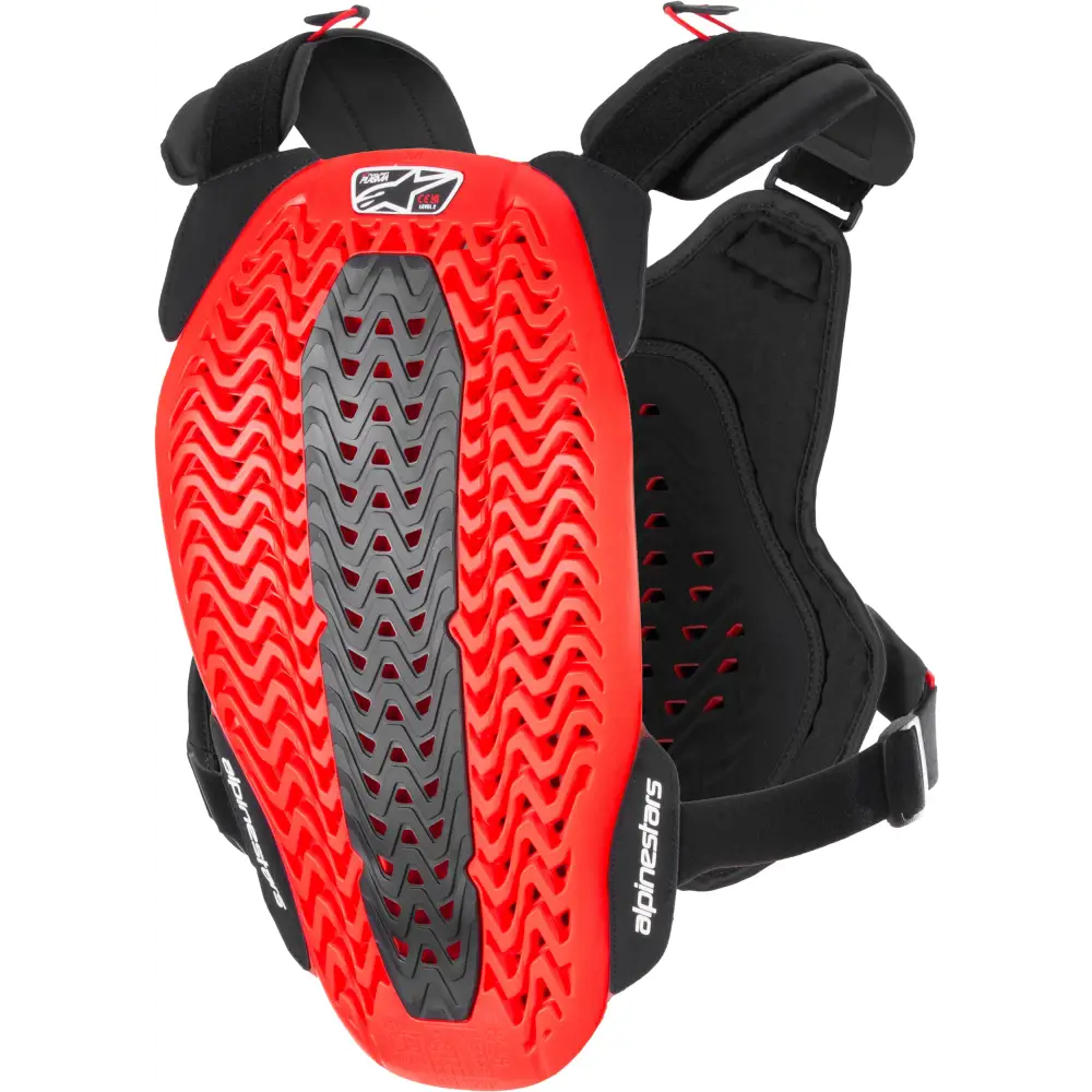 A 5 Plasma Chest Protector Black/Red/White Xl/2x