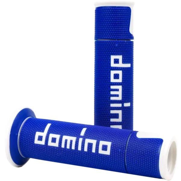 A450 Road Racing Grips Blue/White Pair