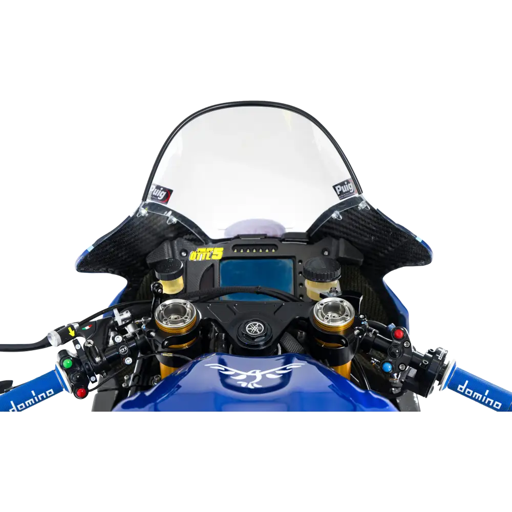 A450 Road Racing Grips Blue/White Pair