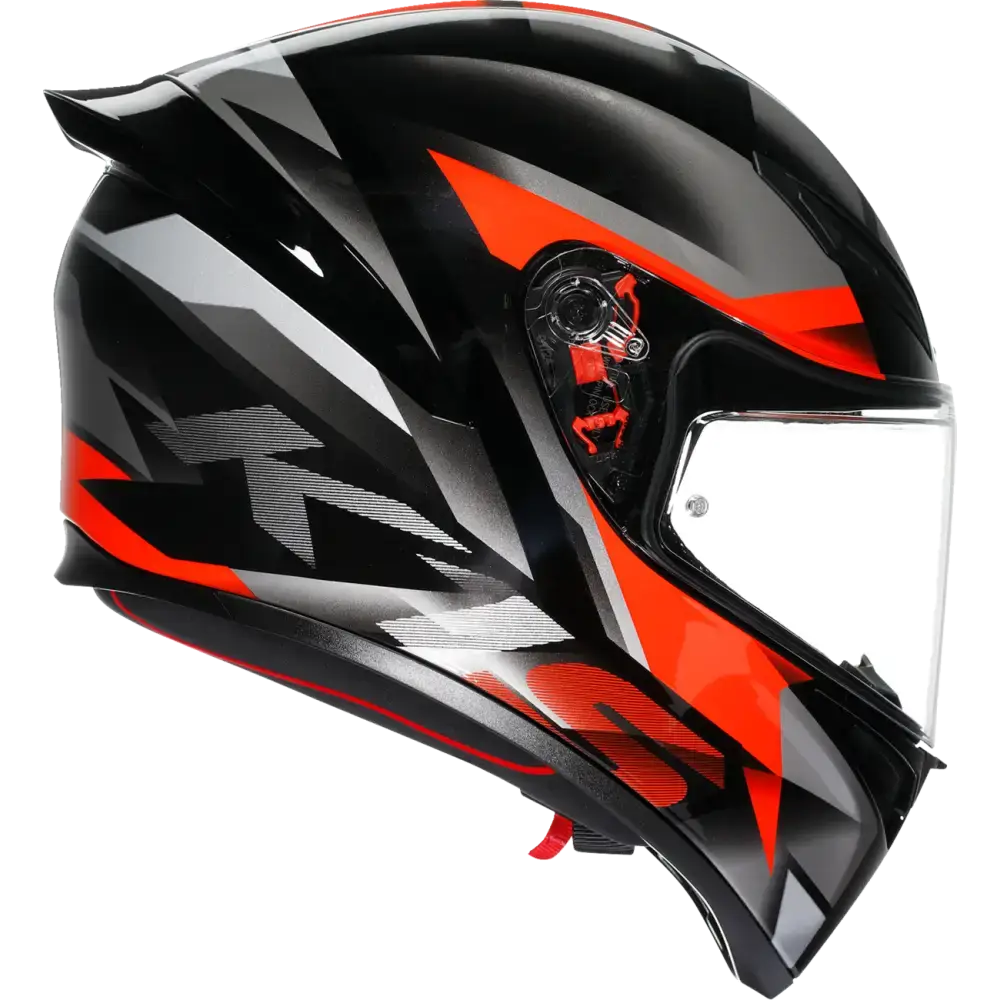 AGV K1 S Helmet - Fastlap - Black/Gray/Red - Small 2118394003-064-S
