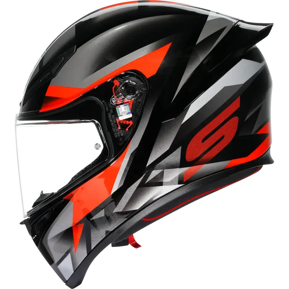 AGV K1 S Helmet - Fastlap - Black/Gray/Red - Small 2118394003-064-S