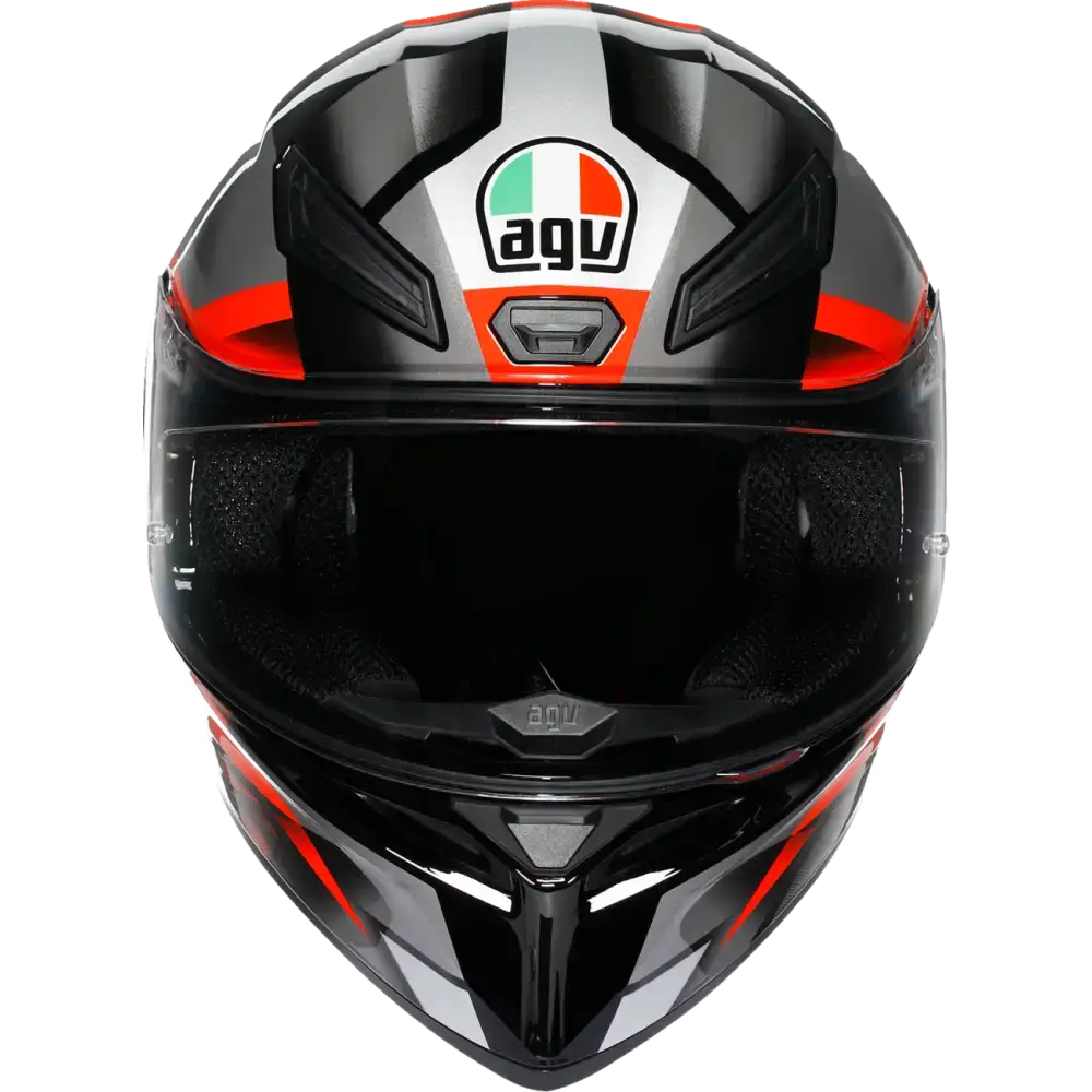 AGV K1 S Helmet - Fastlap - Black/Gray/Red - Small 2118394003-064-S