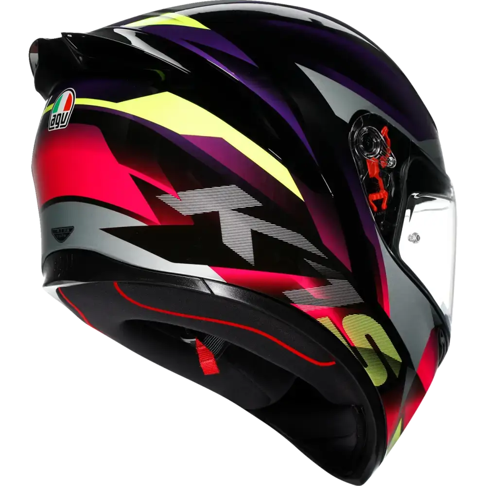 AGV K1 S Helmet - Fastlap - Black/Purple/Pink - XS 2118394003-065-XS