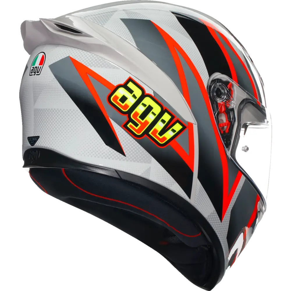 AGV K1 S Helmet - Blipper - Gray/Red - Agv Helmets