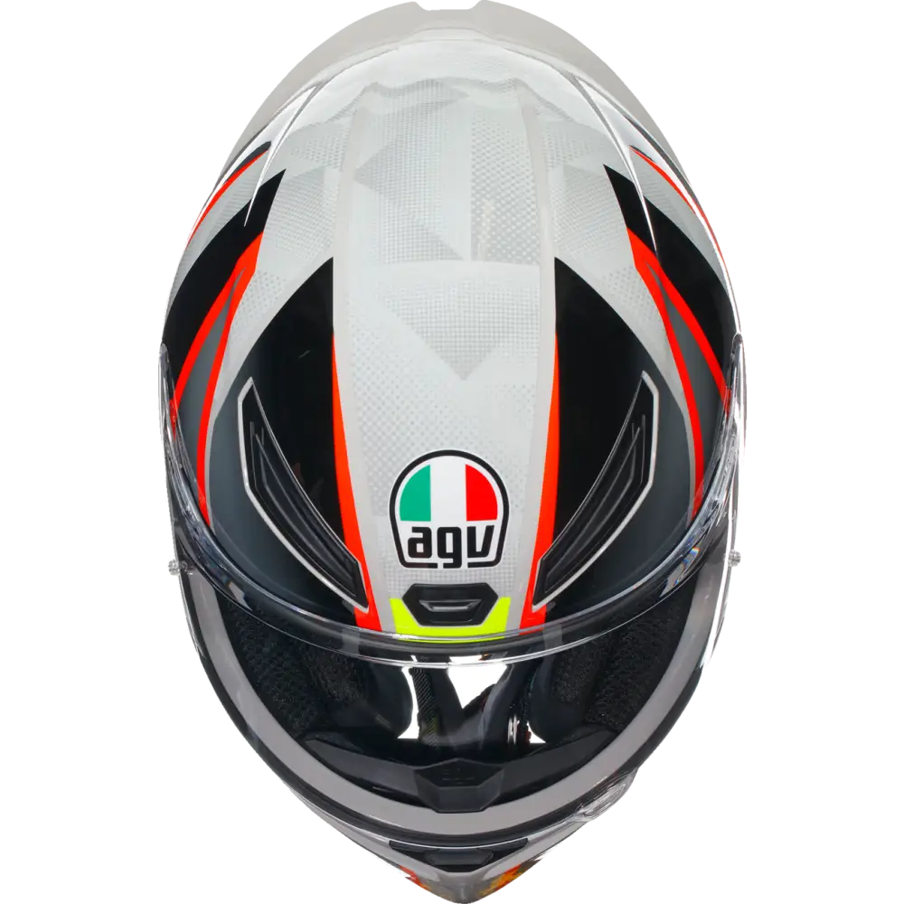 AGV K1 S Helmet - Blipper - Gray/Red - Agv Helmets