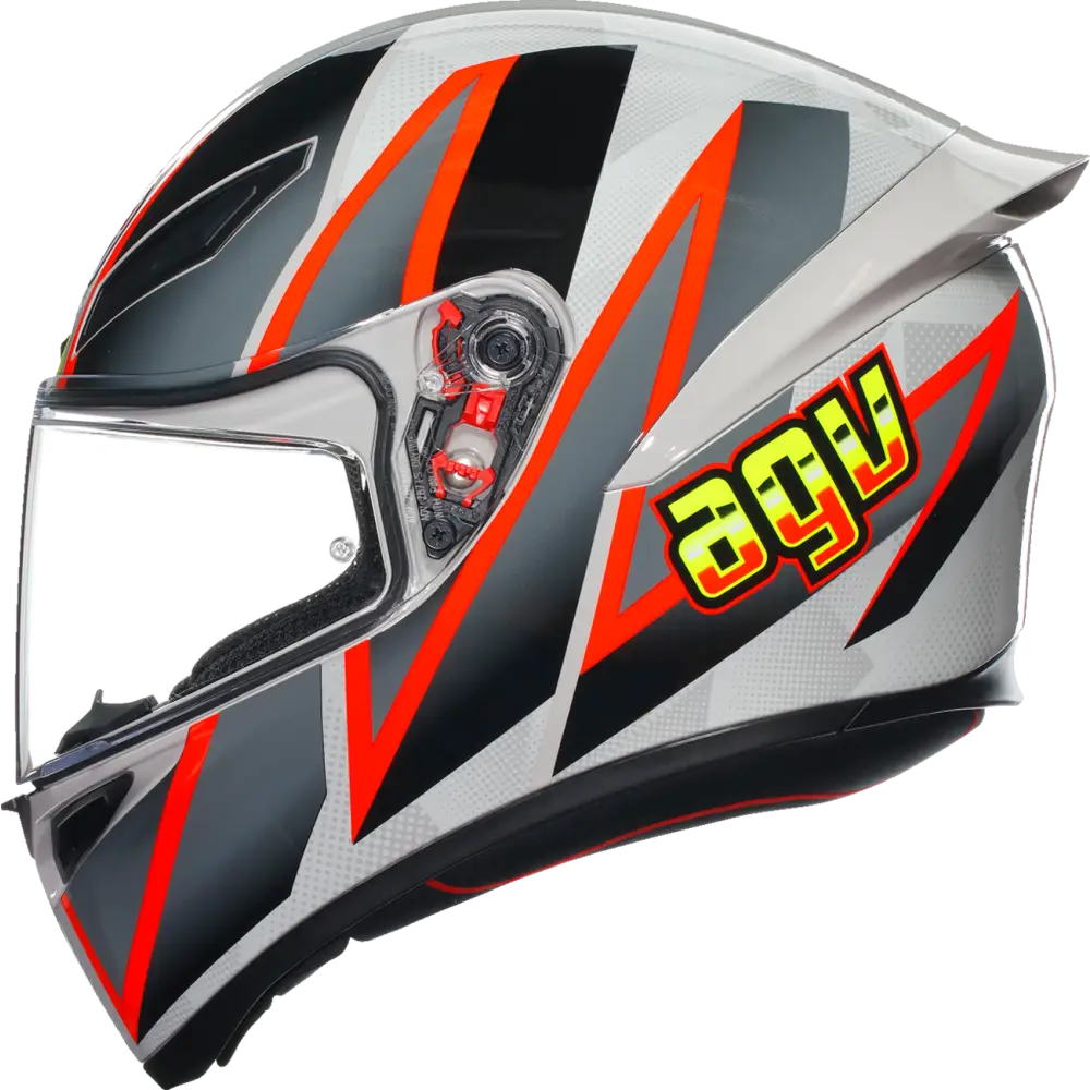 AGV K1 S Helmet - Blipper - Gray/Red - Agv Helmets