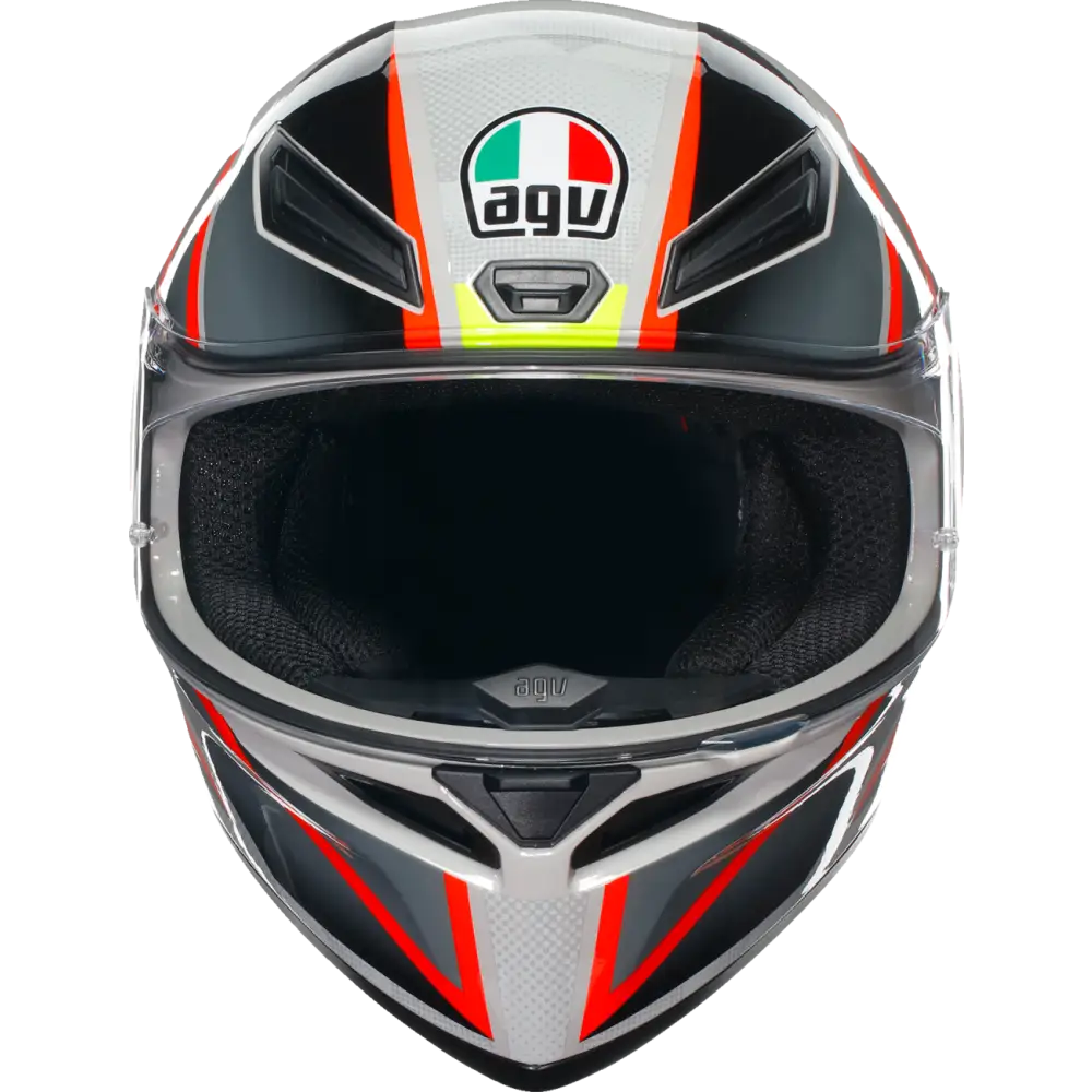 AGV K1 S Helmet - Blipper - Gray/Red - Agv Helmets