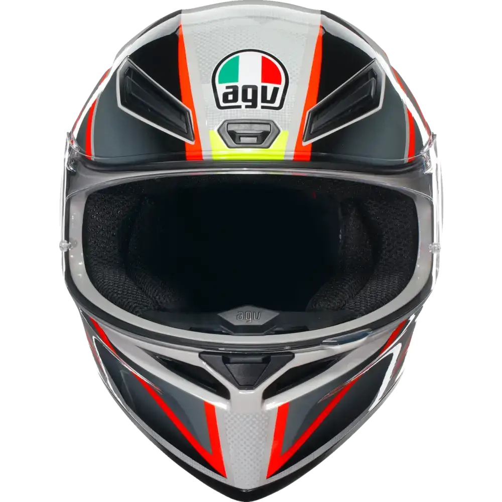 AGV K1 S Helmet - Blipper - Gray/Red - Small 2118394003030S