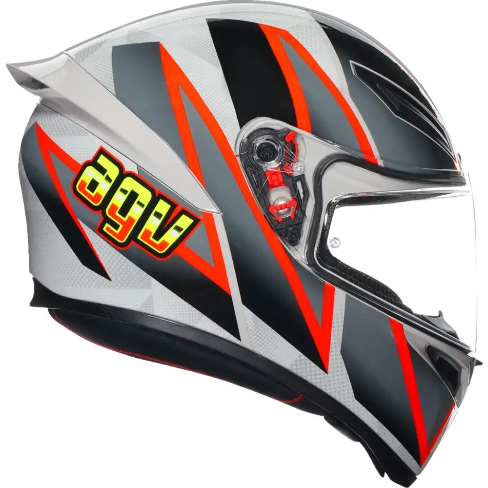 AGV K1 S Helmet - Blipper - Gray/Red - Small 2118394003030S