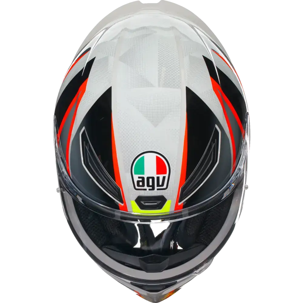 AGV K1 S Helmet - Blipper - Gray/Red - Small 2118394003030S