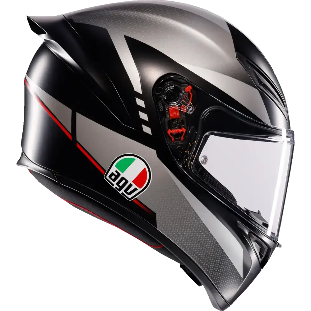 AGV K1 S Helmet - Lap - Matte Black/Gray/Red - Small 2118394003-034-S