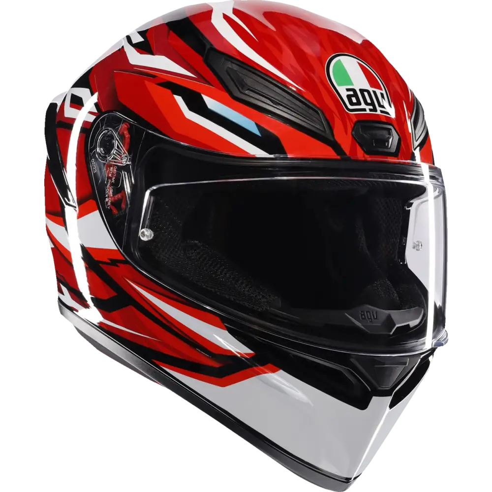 AGV K1 S Helmet - Lion - Black/Red/White - Small 2118394003-035-S