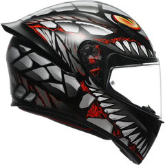 AGV K1 S Helmet - Lyzard - Matte Black/Gray/Red - Small 2118394003-044-S