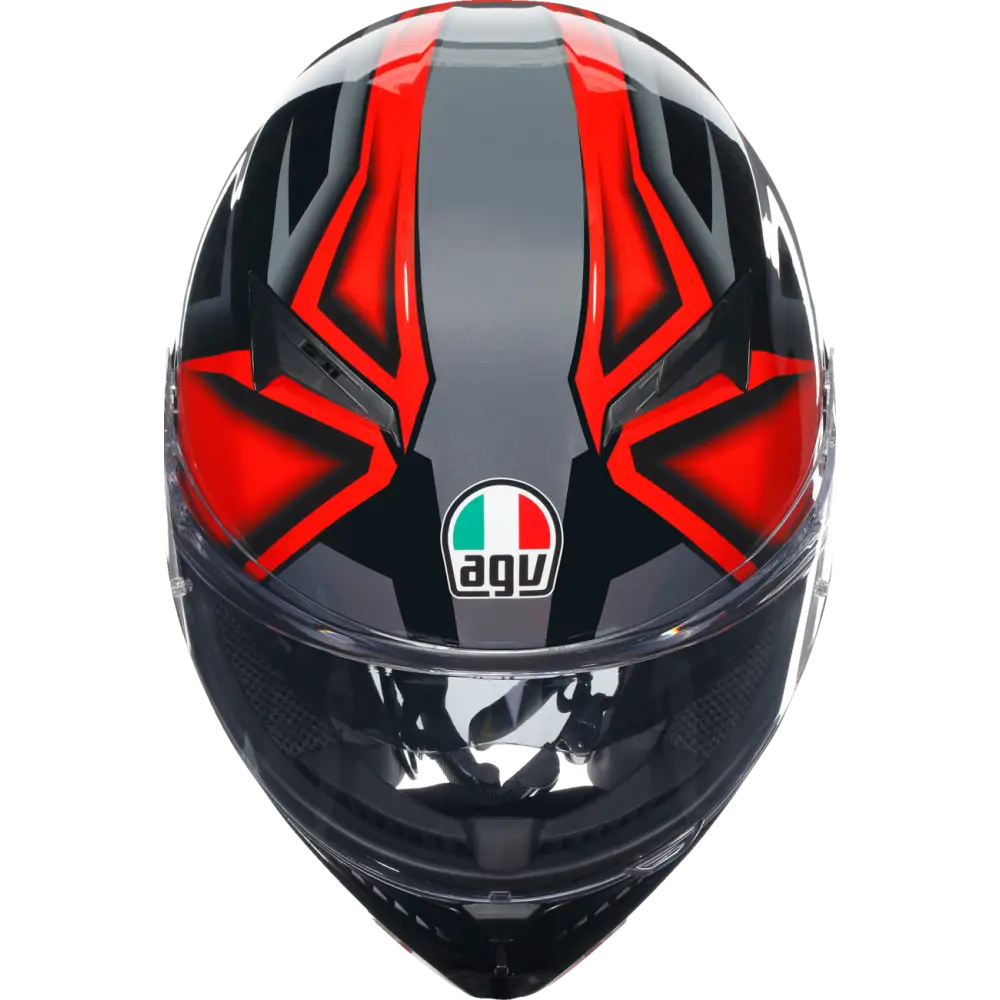 AGV K3 Helmet - Compound - Black/Red - Agv Helmets