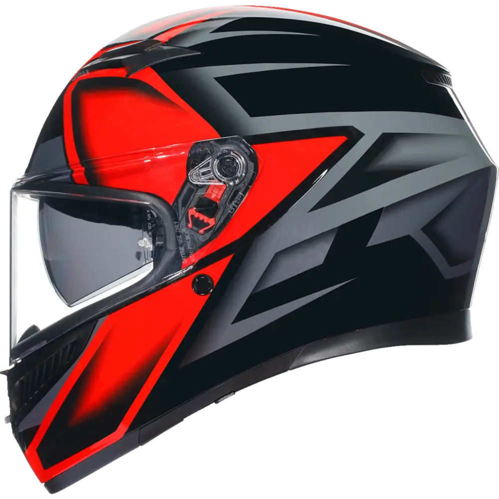 AGV K3 Helmet - Compound - Black/Red - Agv Helmets