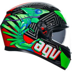AGV K3 Helmet - Kamaleon - Black/Red/Green - XL 2118381004013XL