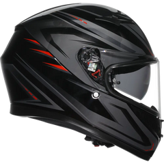 AGV K3 Helmet - Syth - Black/Red - Small 2118381004-021-S