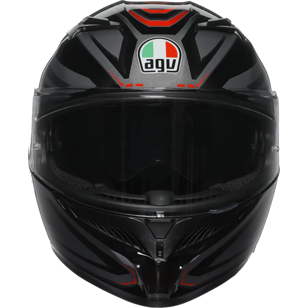 AGV K3 Helmet - Syth - Black/Red - Small 2118381004-021-S