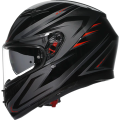 AGV K3 Helmet - Syth - Black/Red - Small 2118381004-021-S