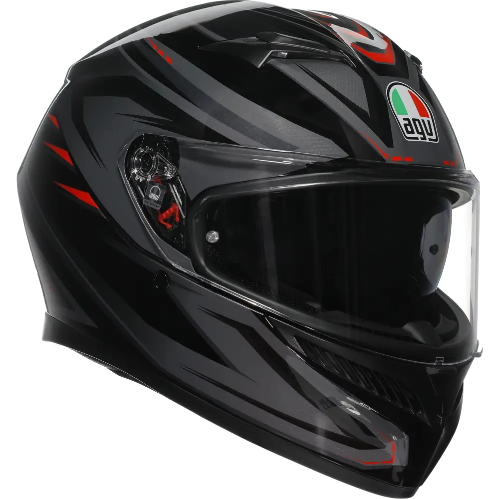 AGV K3 Helmet - Syth - Black/Red - Small 2118381004-021-S