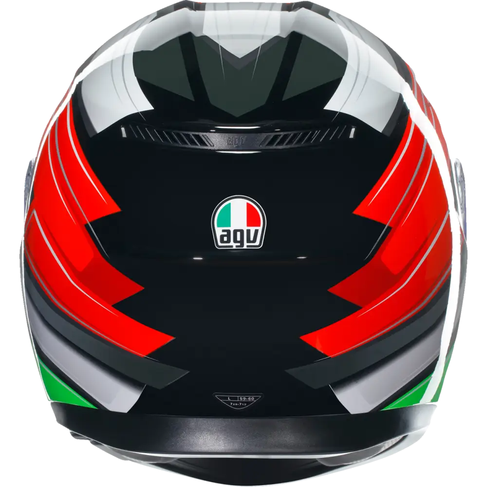 AGV K3 Helmet - Wing - Black/Italy - Agv Helmets